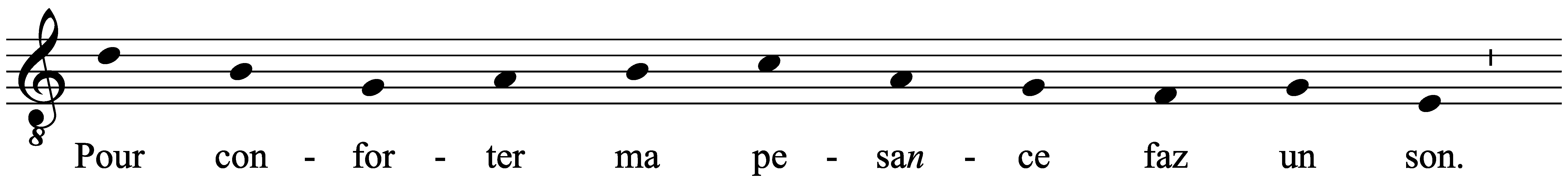 Work musical notation